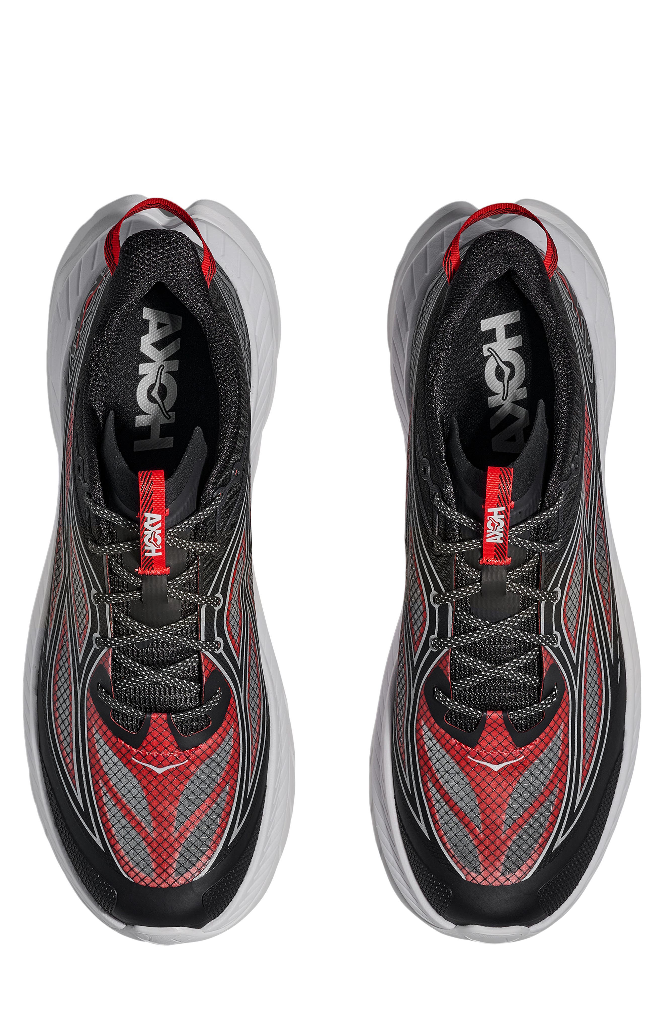 HOKA Mach Remastered Sneaker, Alternate, color, Carbon Black / Habanero