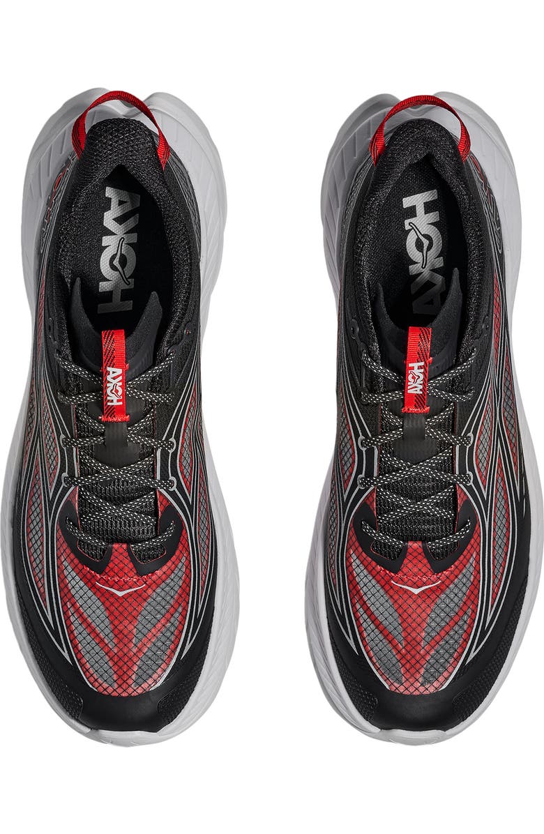 HOKA Mach Remastered Sneaker, Alternate, color, Carbon Black / Habanero