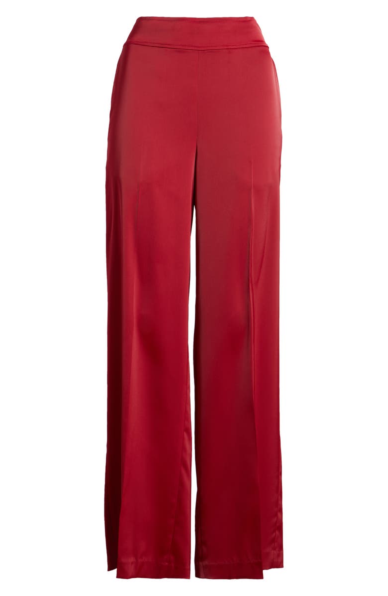 Anne Klein Pull-On Wide Leg Pants, Alternate, color, 