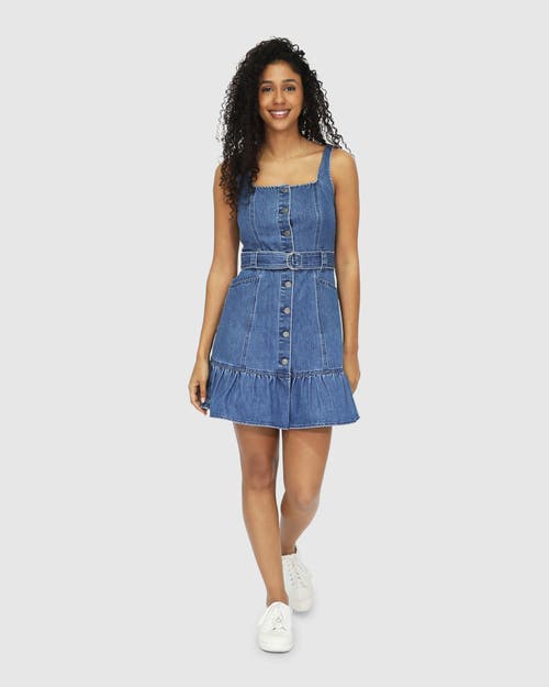 BELLE & BLOOM BELLE & BLOOM REUNITE DENIM MINI DRESS