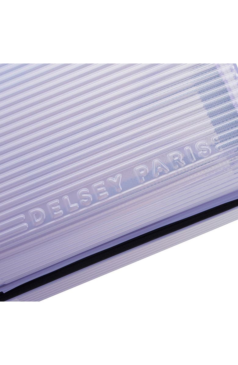 Florence by Mills Gotta Glow Expandable 24" Medium Spinner, Alternate, color, Translucent Purple