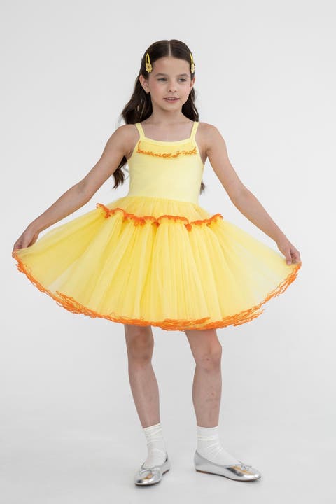 Belle Strappy Tulle Dress (Toddler, Little Kid & Big Kid)