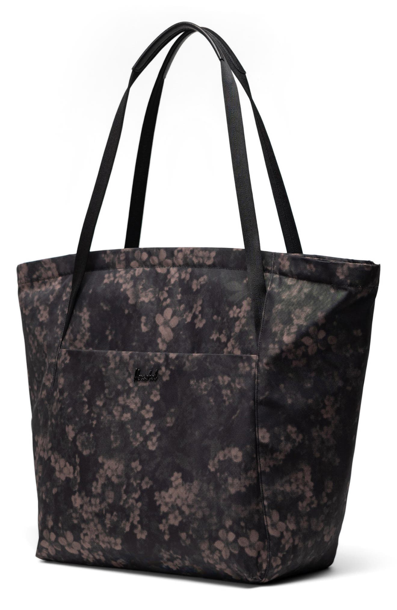 Herschel Supply Co. Joana Floral Print Recycled Twill Tote, Alternate, color, 