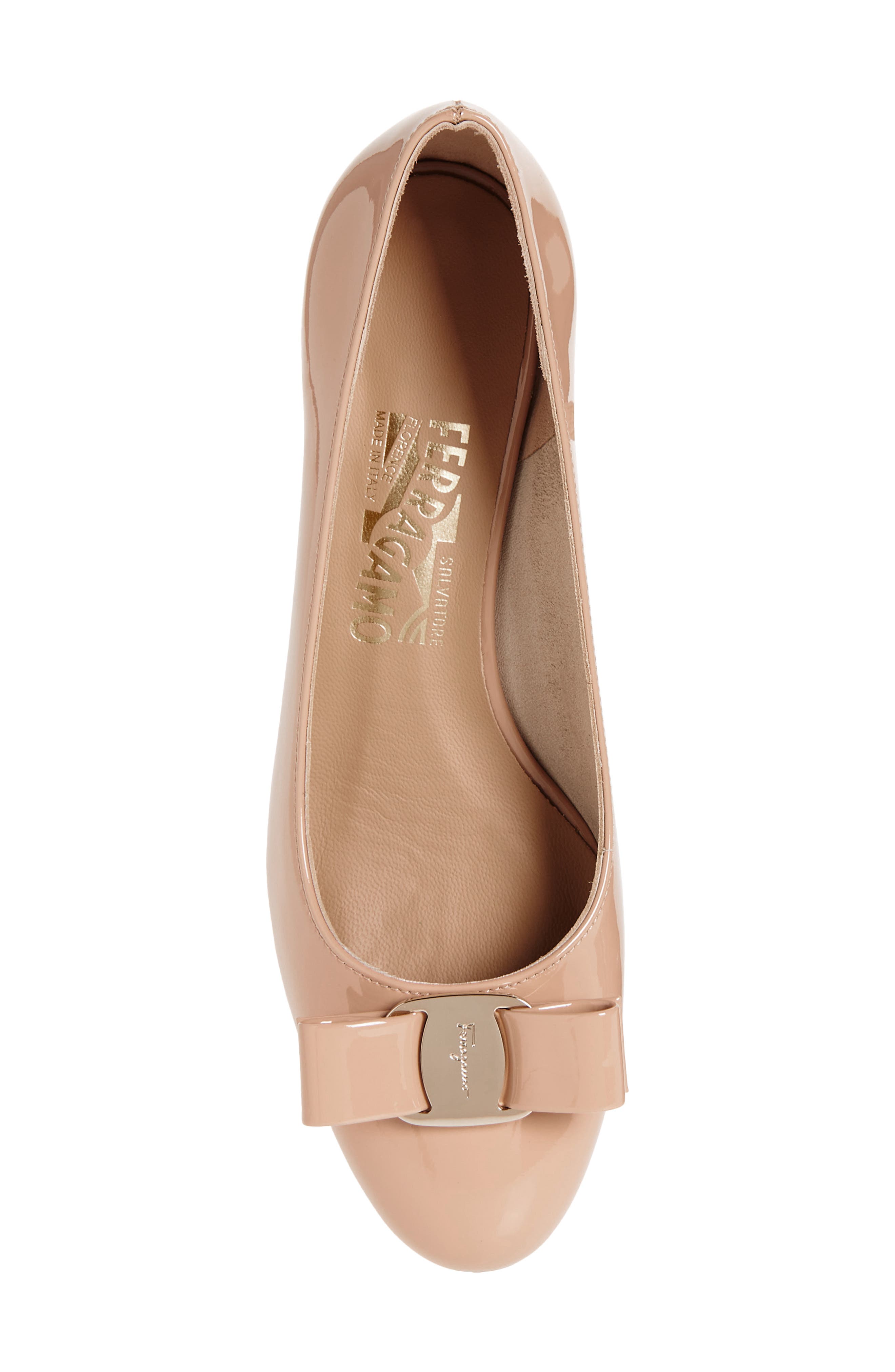 FERRAGAMO Vara Pump, Alternate, color, Amaretti