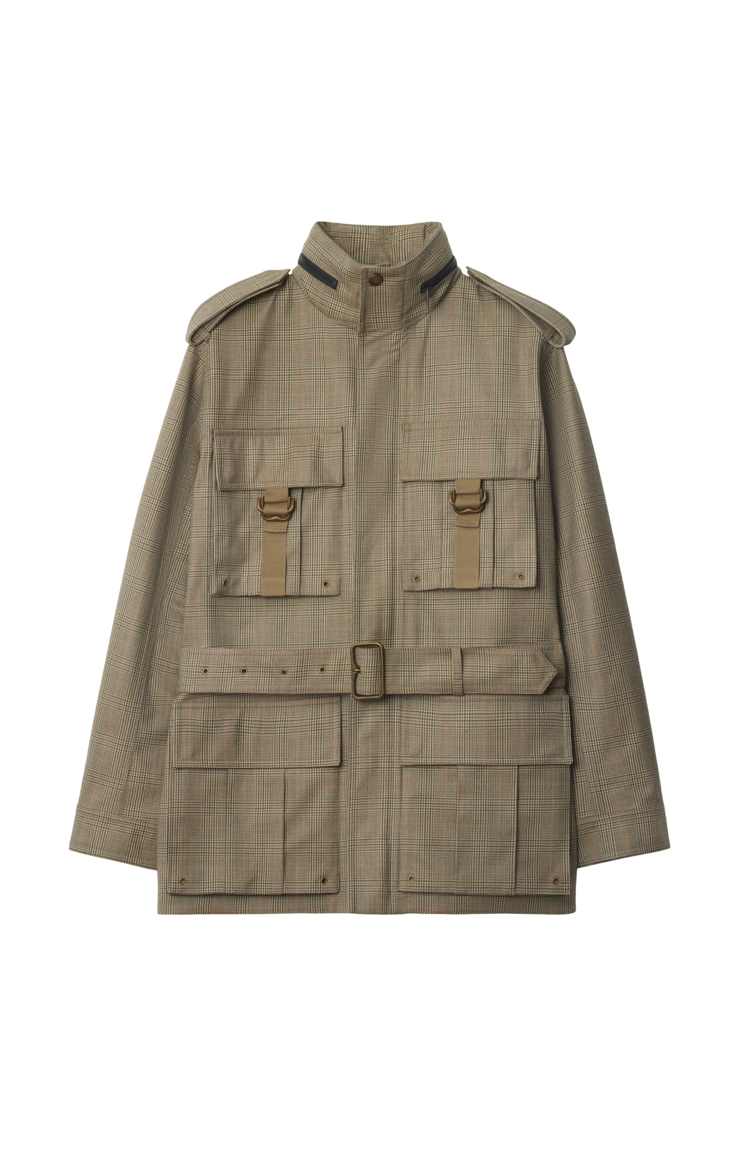 Burberry Bonded Wool Field Jacket In Loch/bliss
