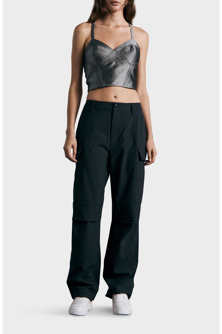 Theresa Shine Corset Crop Tank, Alternate, color, SHINE