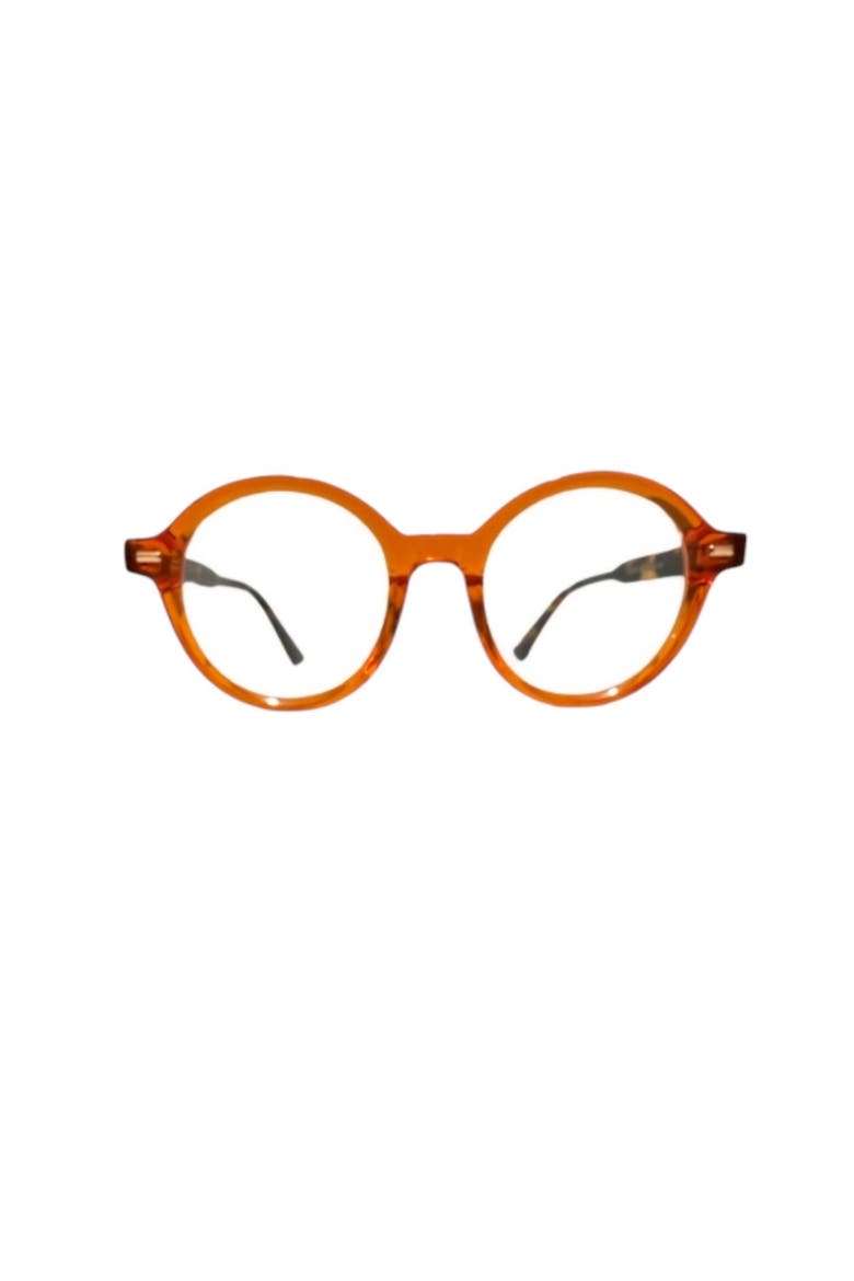 Topaz Round 48mm  Eyeglasses, Main, color, Orange