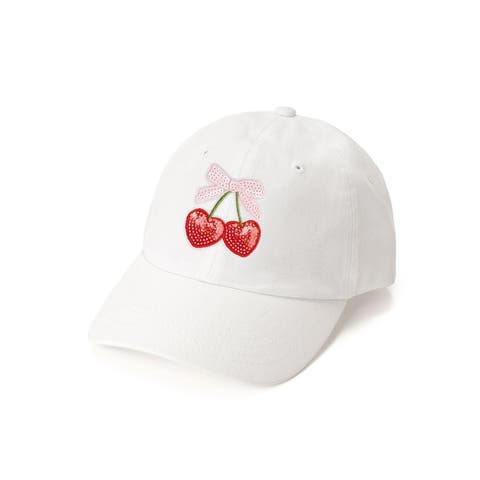 Cherry Sequin Patch Baseball Hat (Toddler, Little Kid & Big Kid)