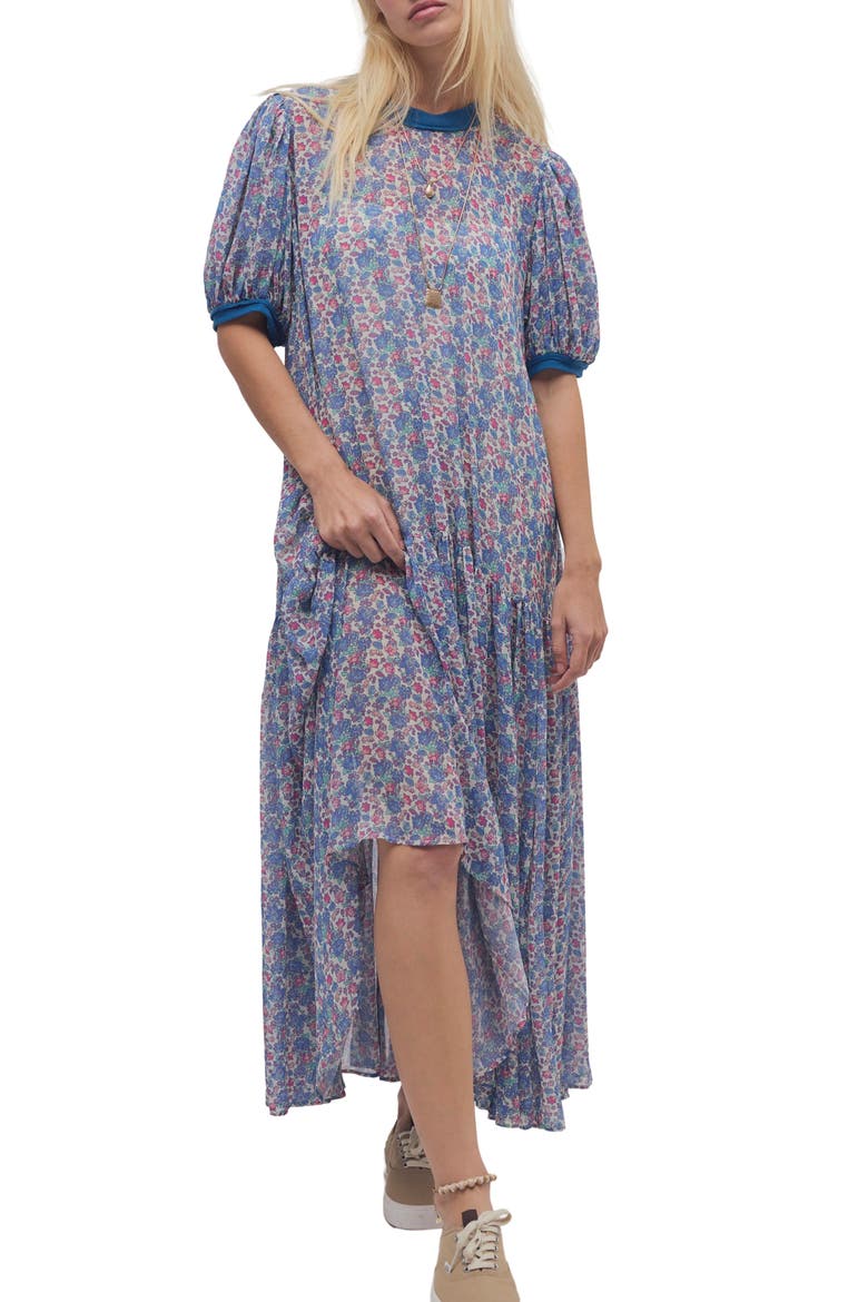 Courtside Crush Floral Maxi Dress, Main, color, GARDEN COMBO