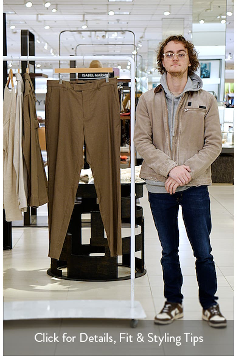Owen Linen & Cotton Blend Extended Tab Pants video
