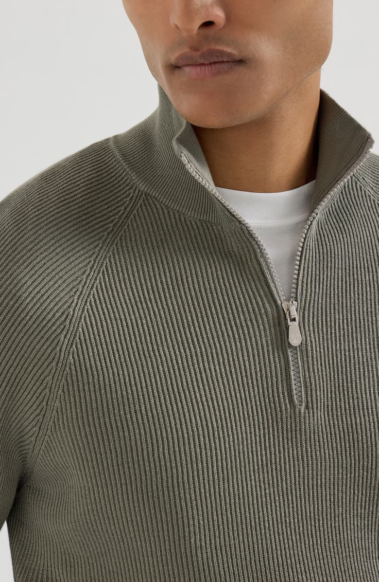 Brunello Cucinelli Cotton sweater, Alternate, color, Khaki