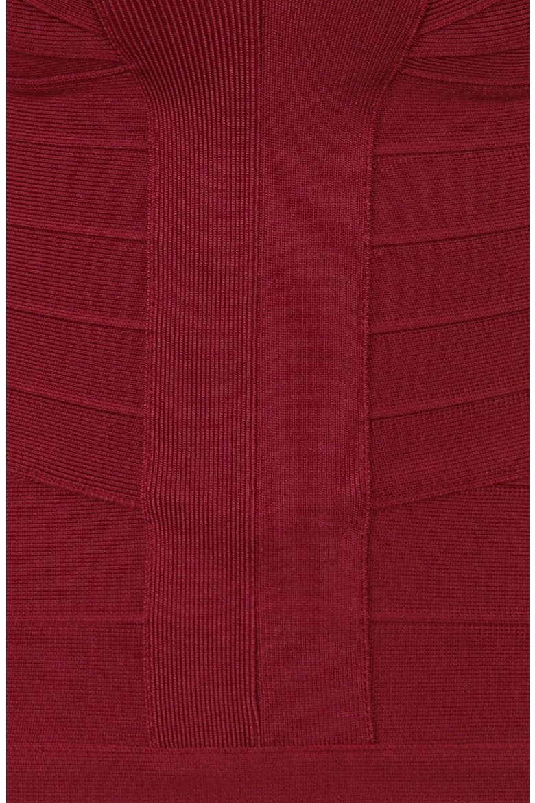 The Icon Bandage Top, Alternate, color, WINE