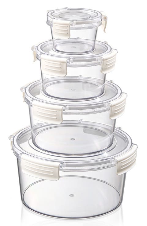 Set of 4 Nesting Round Food Storage Containers
