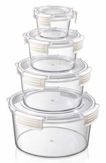 Set of 4 Nesting Round Food Storage Containers