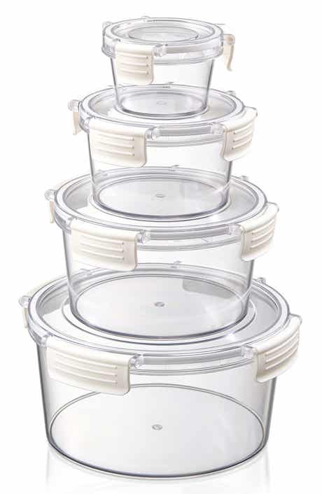 Set of 4 Nesting Round Food Storage Containers