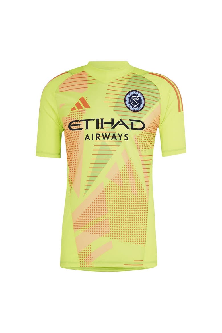 Men's adidas Yellow New York City FC 2024 Goalkeeper Jersey, Alternate, color, Yellow