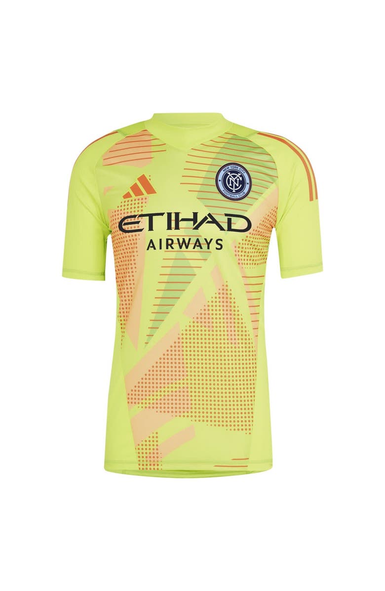 adidas Men's adidas Yellow New York City FC 2024 Goalkeeper Jersey, Alternate, color, Yellow