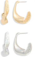 NATASHA 2-Pack Hoop Earrings