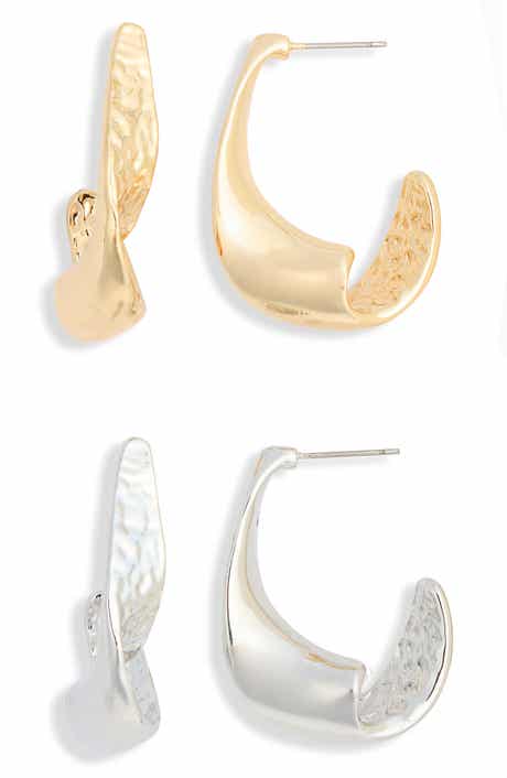 NATASHA 2-Pack Hoop Earrings