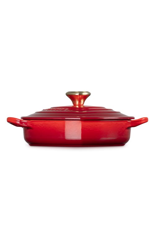 Le Creuset Signature Cast Iron Heart Cocotte In Cerise