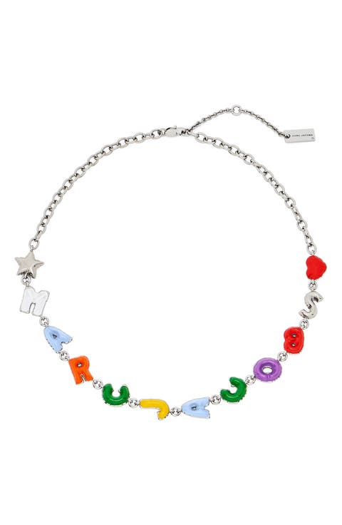 MJ Color Ballon Charm Necklace