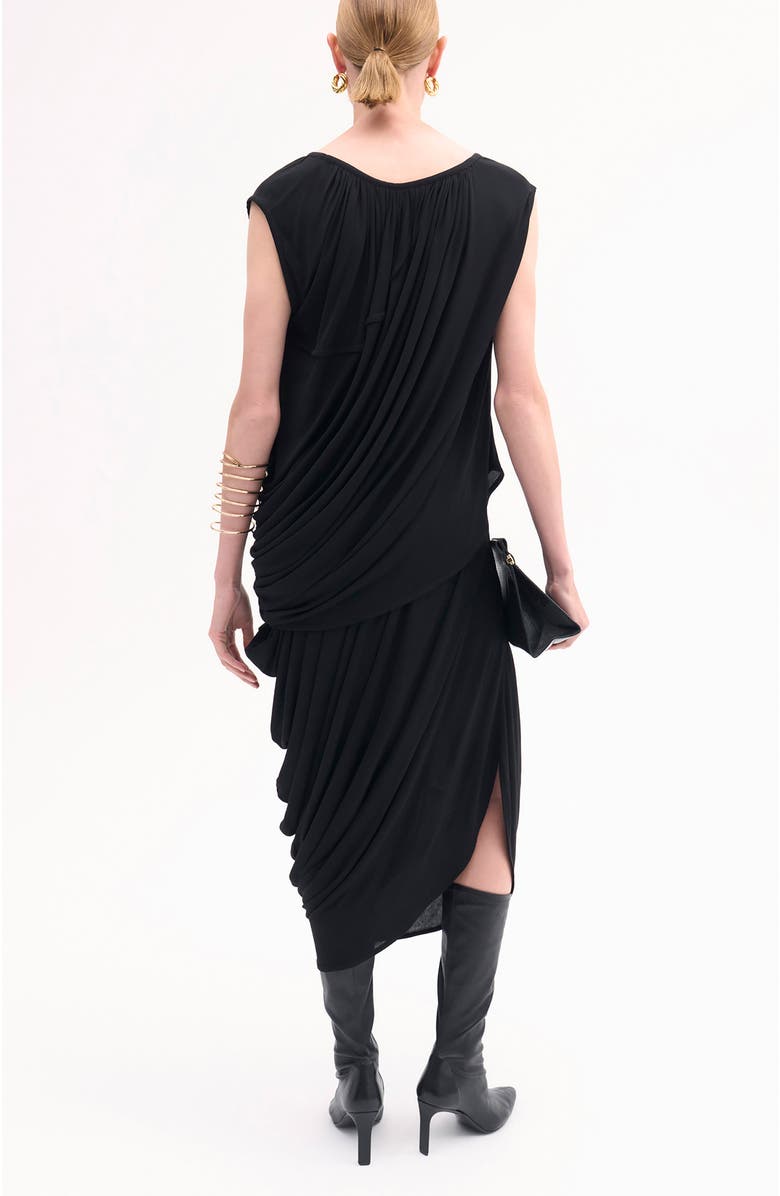 CO Draped Top in Crepe Jersey, Alternate, color, 