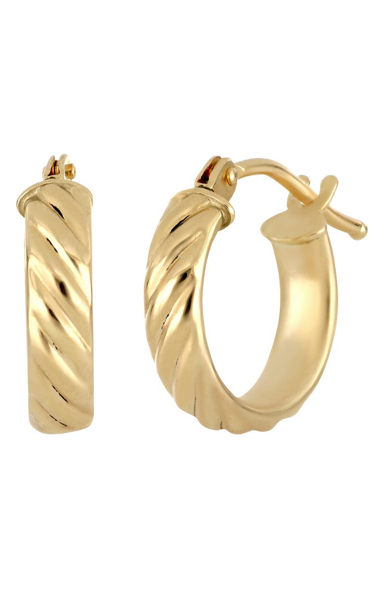 Bony Levy 14K Gold Twisted Hoop Earrings, Main, color,