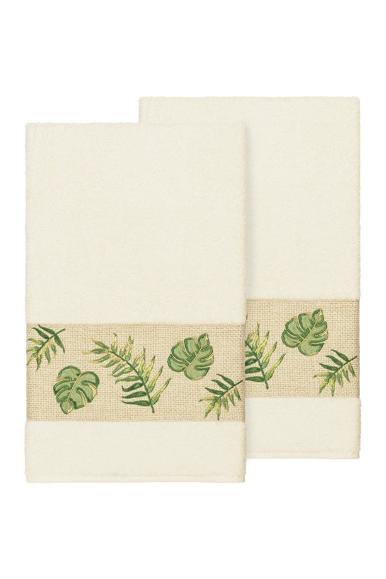 Zoe Embellished Bath Towel - Set of 2 - Cream, Main, color, CREAM