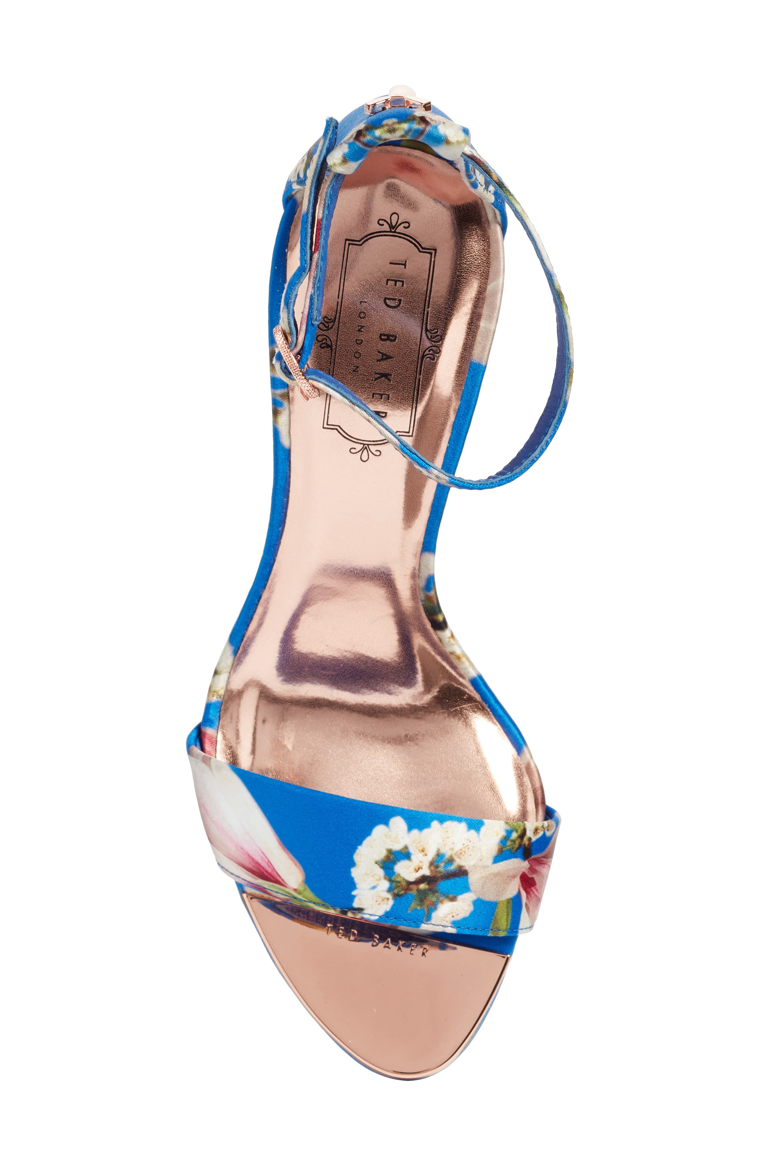 Mavbe Ankle Strap Sandal, Alternate, color, BLUE HARMONY PRINT