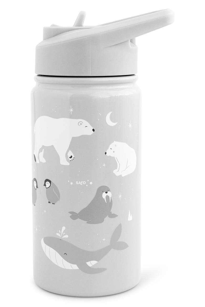 11.8-Ounce Polaris Thermos Stainless Steel Bottle, Main, color, GLACIER GREY