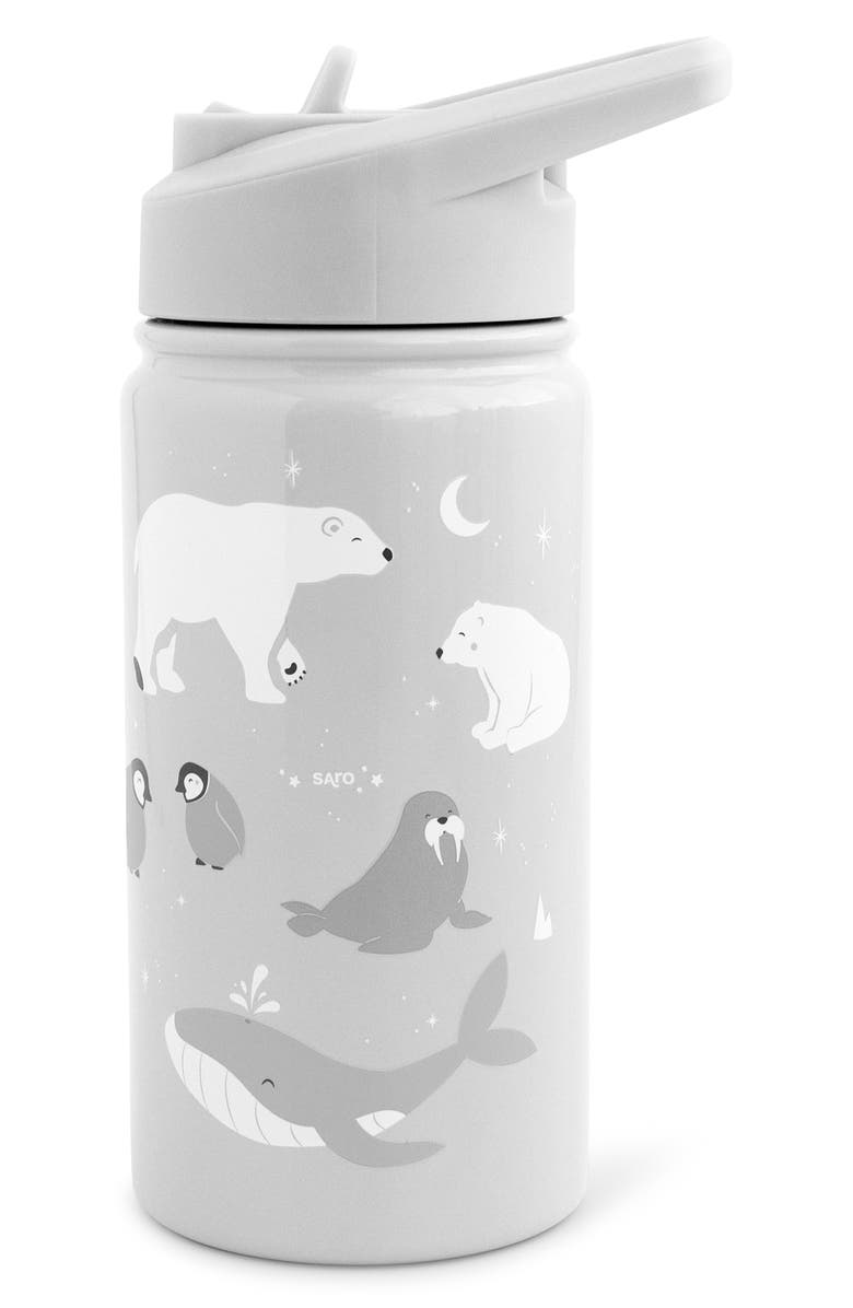 Saro 11.8-Ounce Polaris Thermos Stainless Steel Bottle, Main, color, 