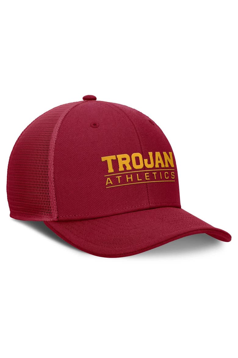Men's Nike Crimson USC Trojans Rise Adjustable Hat, Alternate, color, Crimson