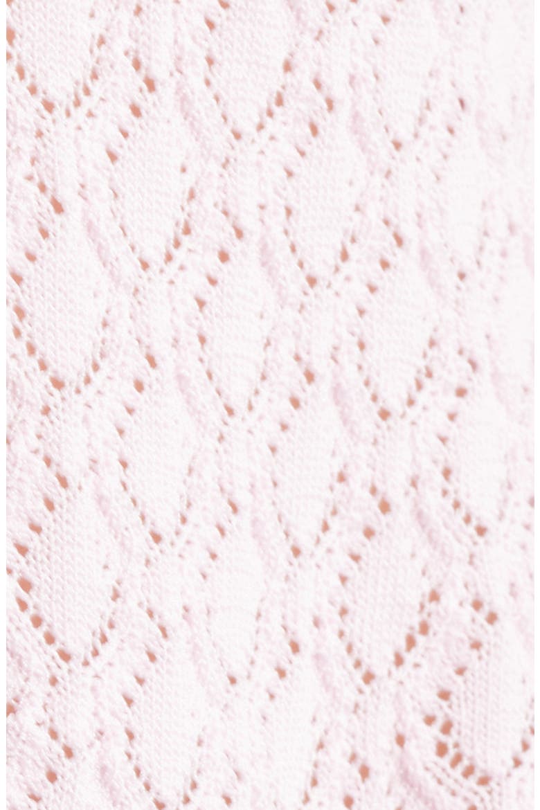 Nilah Ruffle Pointelle Cardigan, Alternate, color, LOTUS PETAL