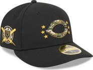 New Era Men's New Era  Black Cincinnati Reds 2024 Armed Forces Day Low Profile 59FIFTY Fitted Hat