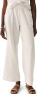 Faherty Dream Organic Cotton Gauze Wide Leg Pants