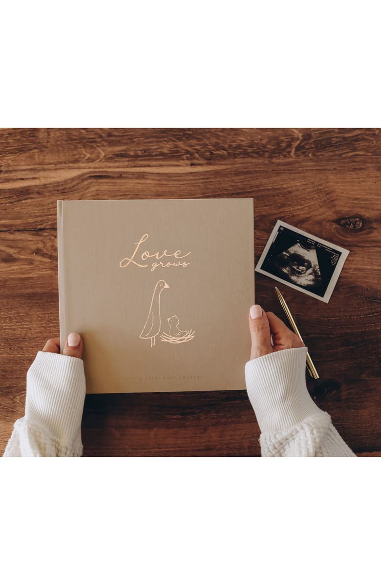 Lucy Darling Pregnancy Journal, Alternate, color, Beige