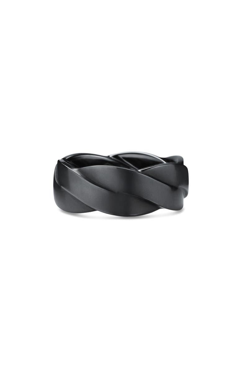 David Yurman Helios<sup>™</sup> Band Ring, Main, color, Black Titanium