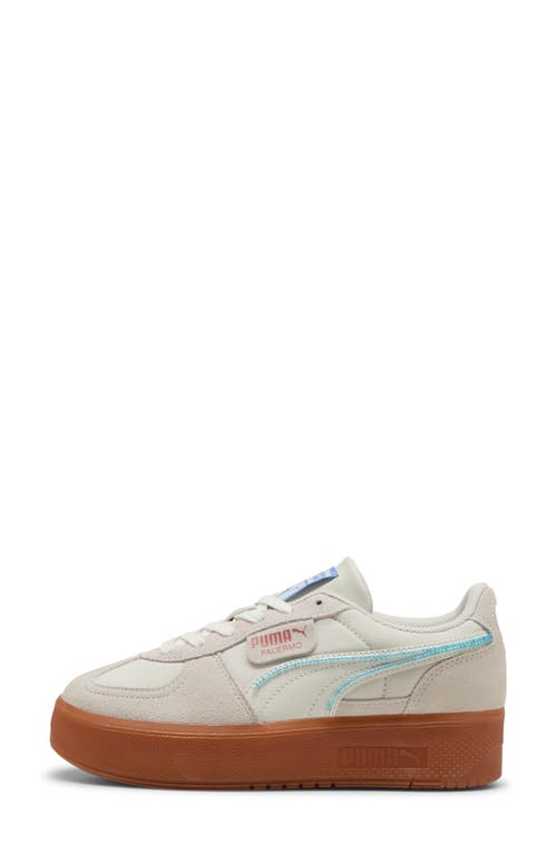 Puma Palermo Elevata Platform Sneaker In White