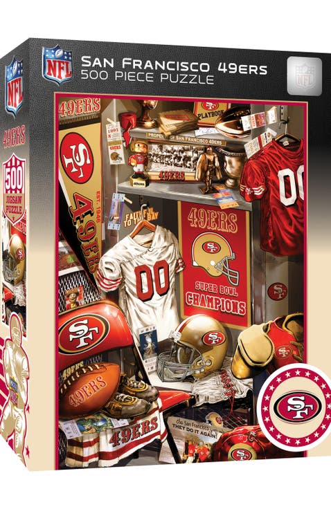 San Francisco 49ers Locker 500pc Puzzle
