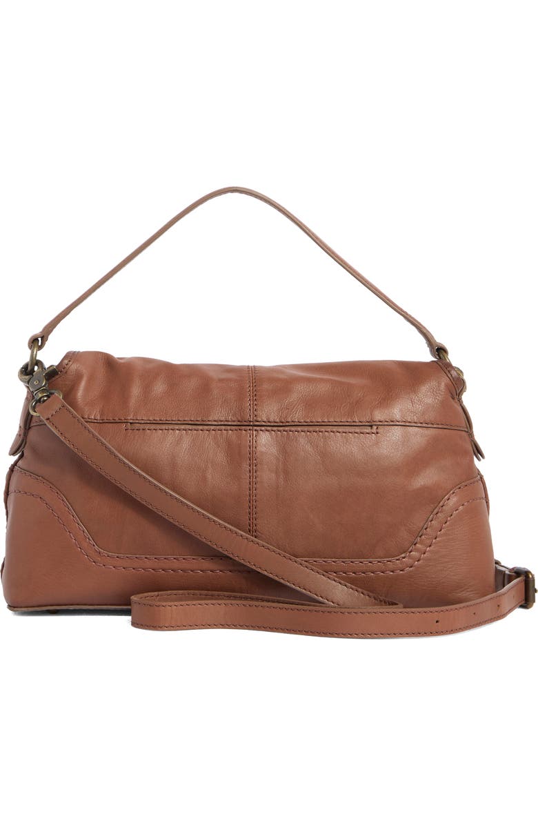 Frye Campus Leather Shoulder Bag, Alternate, color, Cognac