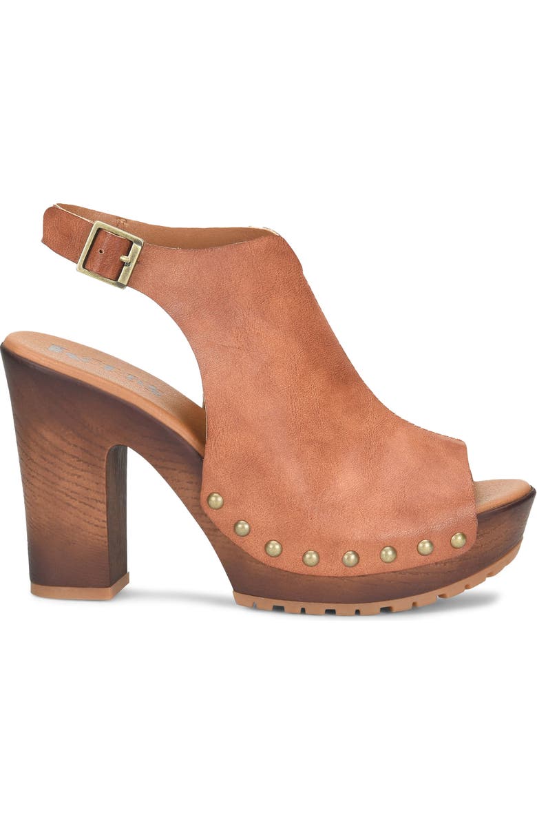 KORKS Arden Open Toe Heeled Sandal, Alternate, color, Tan