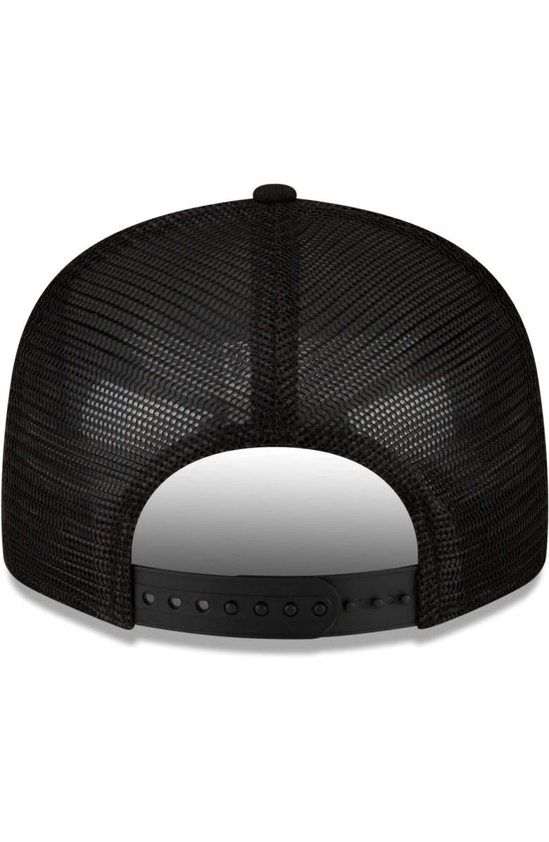 New Era Men's New Era White/Black Arizona Cardinals Landscape Trucker 9FIFTY Snapback Hat, Alternate, color, 