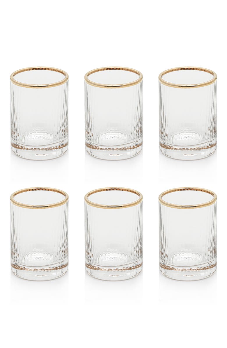 Zodax Set of 6 Optic Shot Glasses, Main, color,