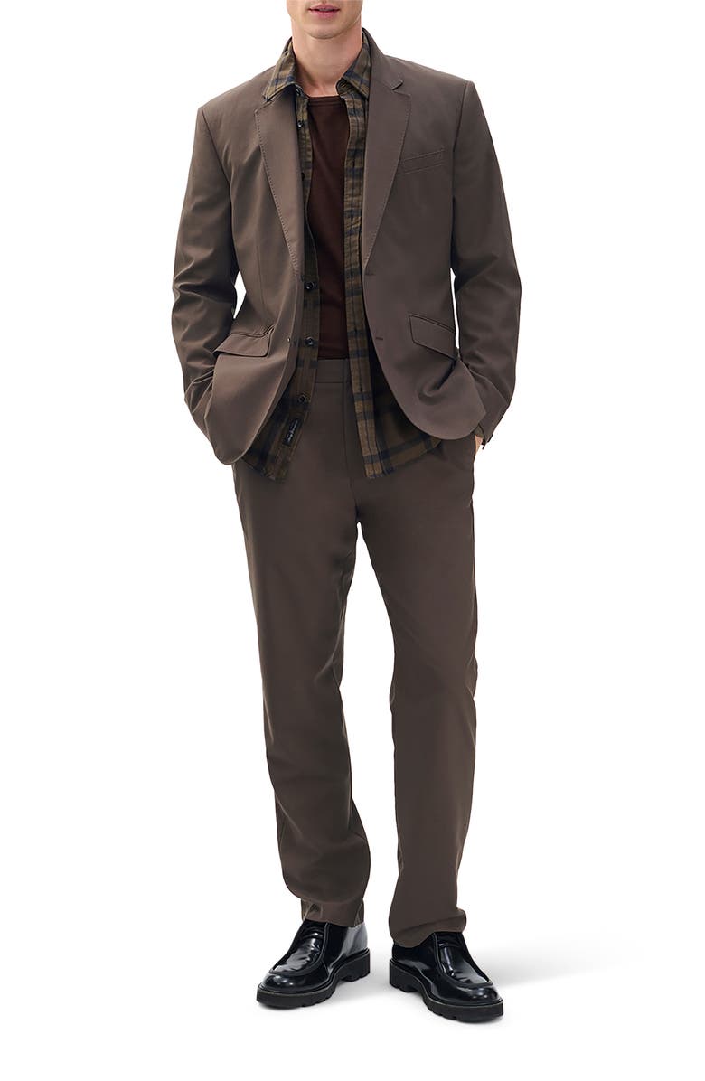 rag & bone Butler Wool Blend Ripstop Suit Jacket, Alternate, color, Stonewall