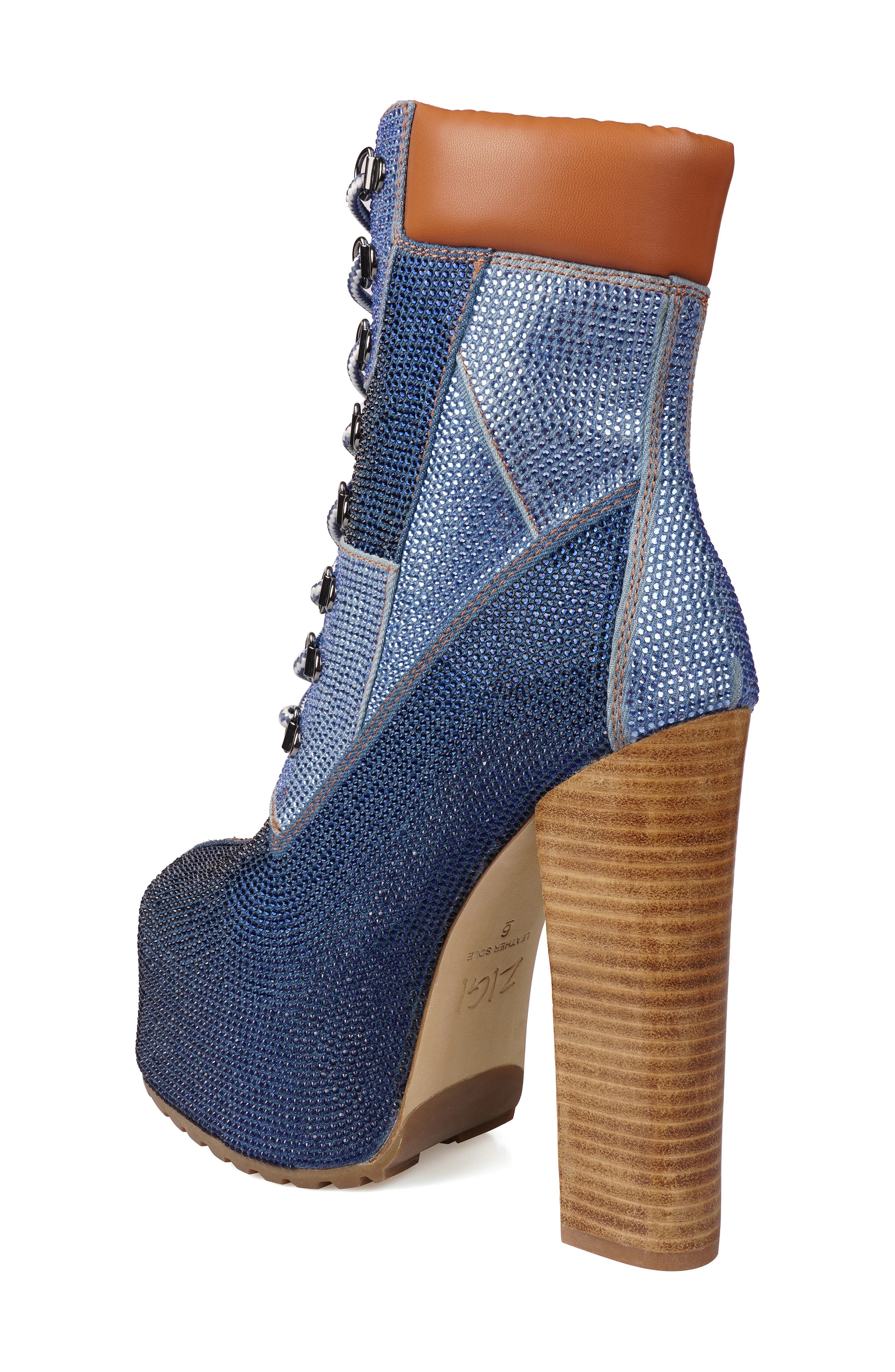 ZIGI Akemi Rhinestone Bootie, Alternate, color, Blmdm