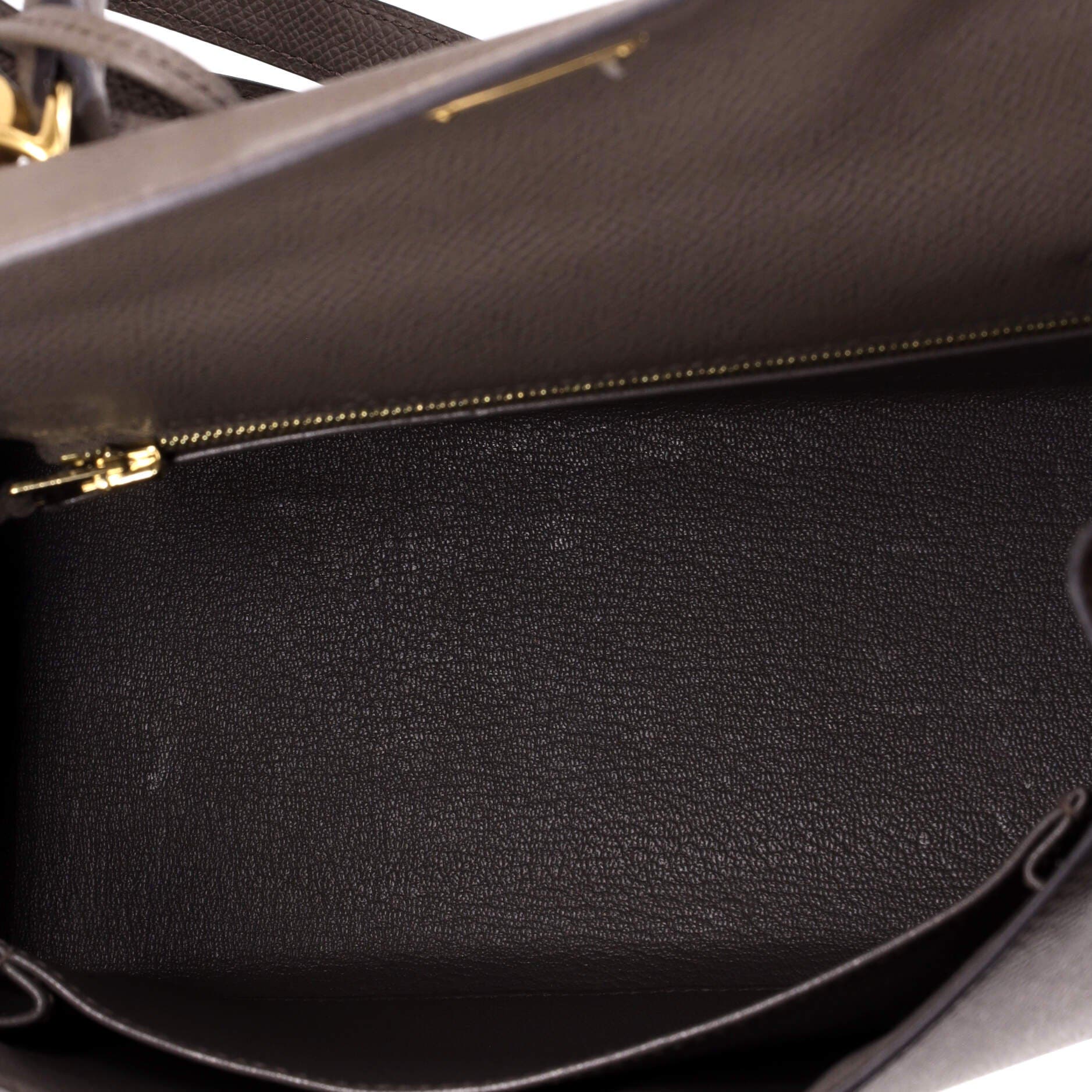 Kelly Handbag Grey Epsom with Gold Hardware 25, Alternate, color, Grey