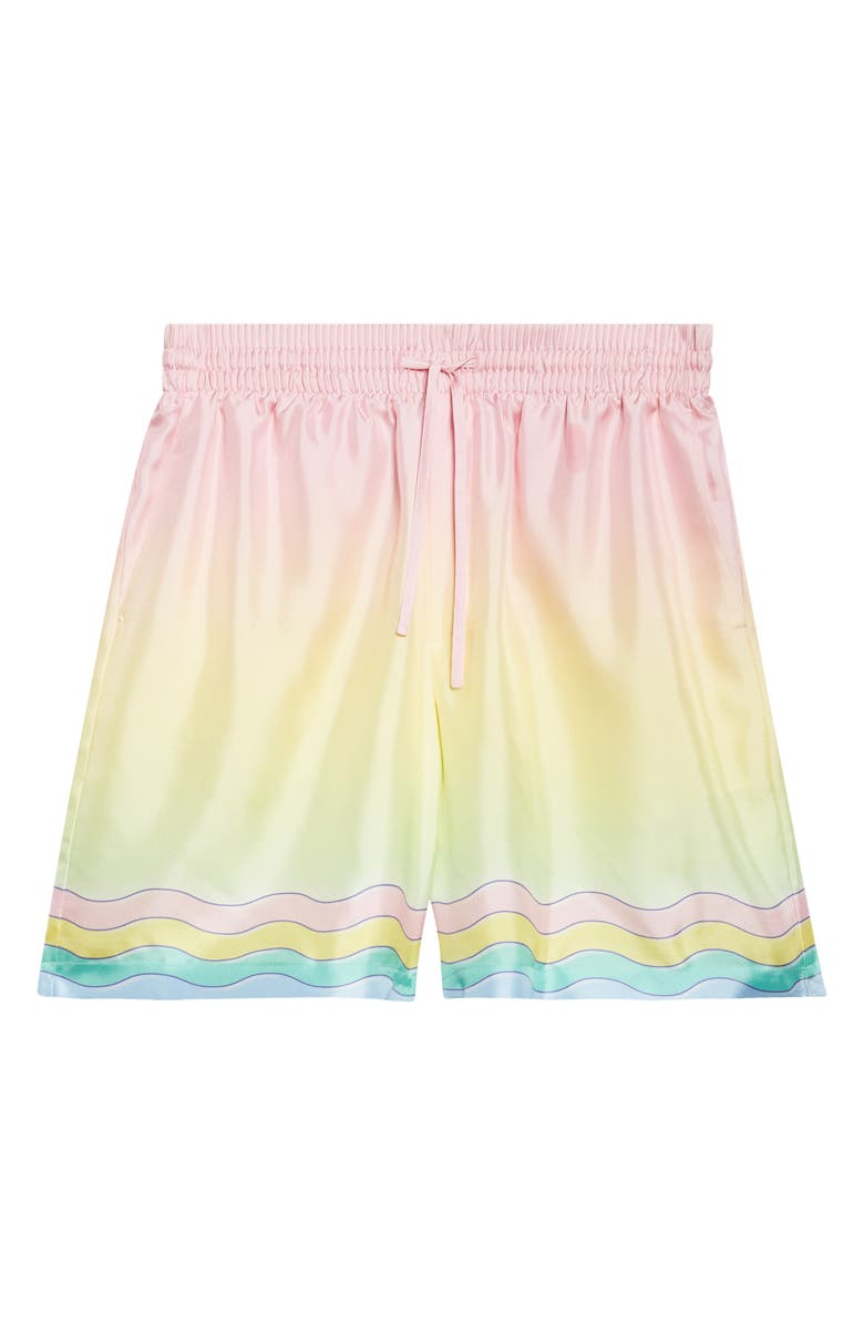 Casablanca For the Love of Dance Silk Shorts, Main, color, For The Love Of Dance