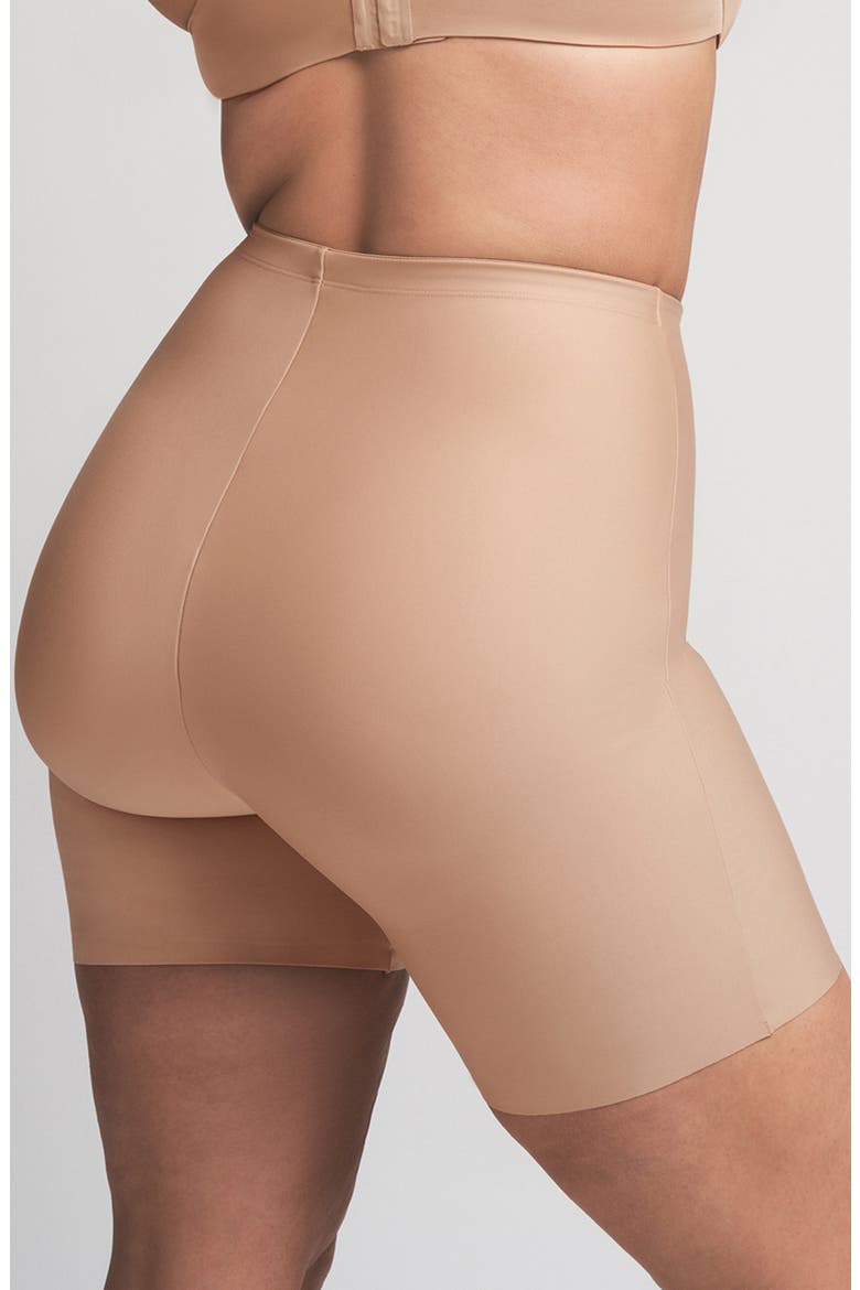 Butt Enhancing Padded Shorts, Alternate, color, CLAY