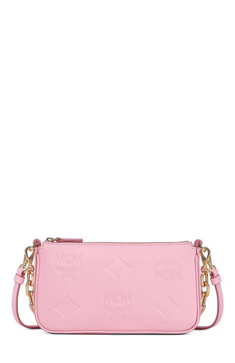 Aren Chain Crossbody in Maxi Monogram Leather
