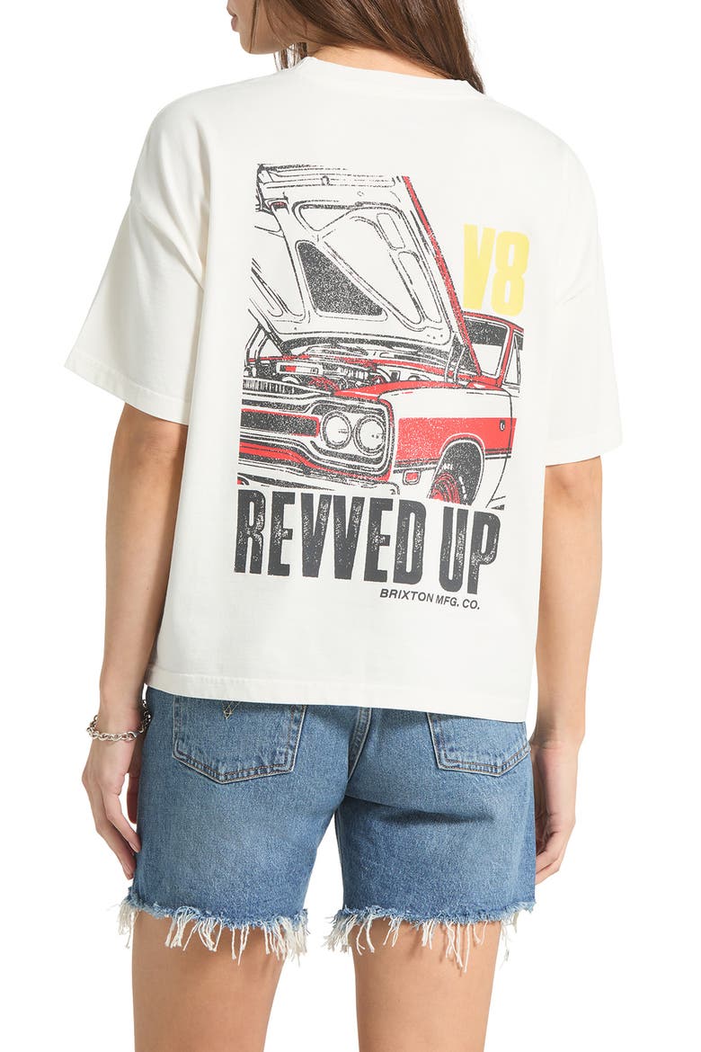 Revved Up Boxy Graphic T-Shirt, Alternate, color, OFF WHITE